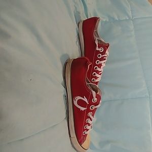 True Religion Dylan Red Low Top 11